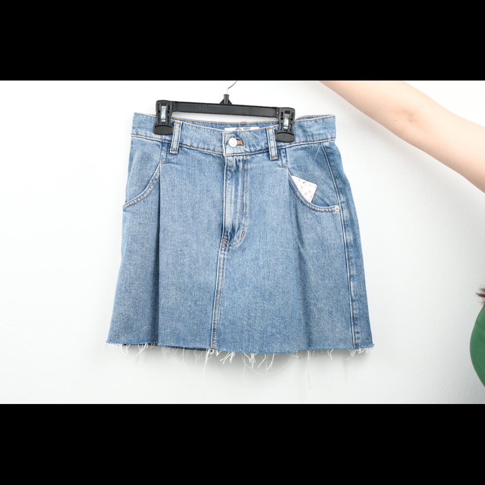 Brand New Free People Denim Mini Skirt